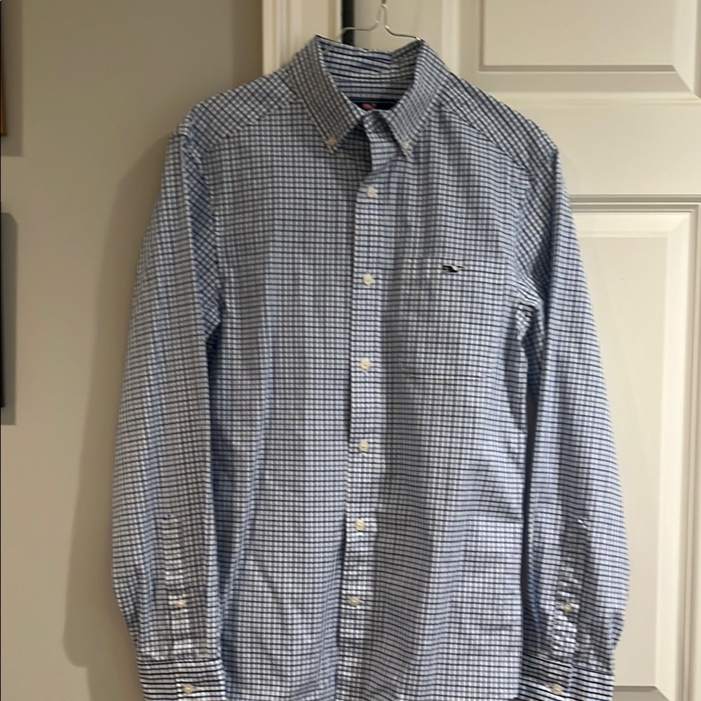 Vineyard Vines Classic Fit Tattersall Poplin Men's Shirt. NEW WITH TAGS